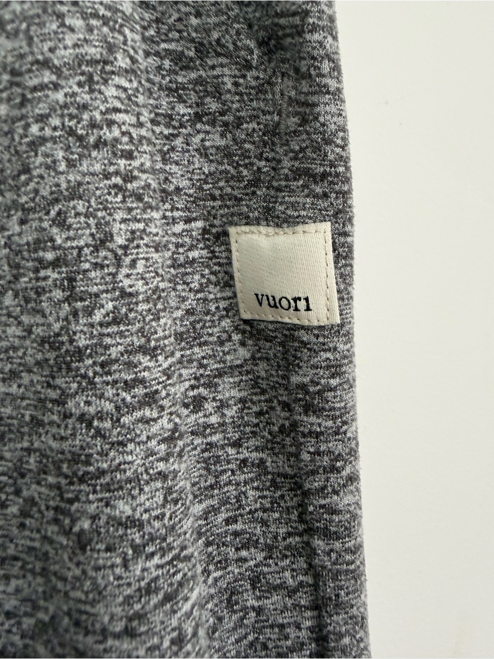 Vuori Wide-Leg Knit Lounge Pants in Heather Gray - Picture 6 of 8